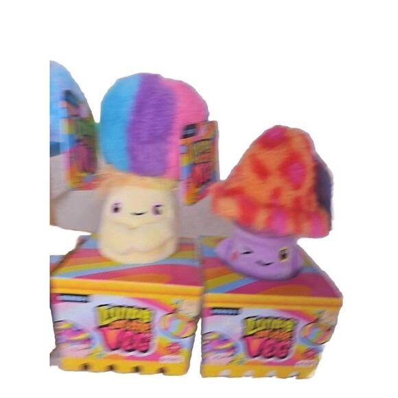 Living On The Veg Russ Kellytoy 3 Pk Mushroom Plush Series 1 Quinn Zeek Fey - Picture 11 of 12